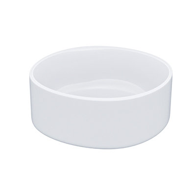 Nes Home  410mm Cloakroom Round Stand Alone Counter Top Basin Sink Bowl - 4