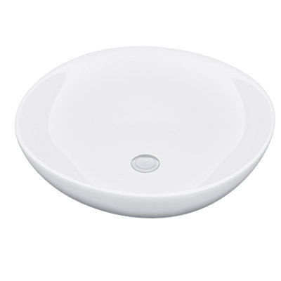 Nes Home 410mm Large Round Cloakroom Stand Alone Counter Top Basin Sink Bowl