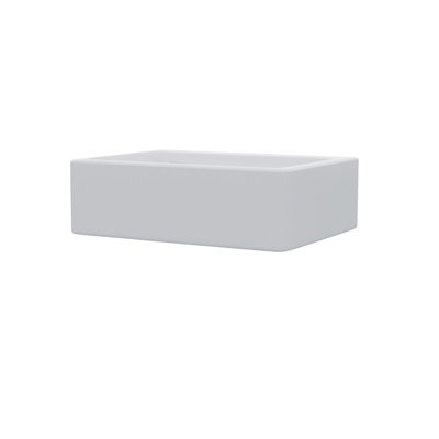 Nes Home 420 x 320mm Cloakroom Rectangle Shape Rounded Edges Counter Top Basin - 6