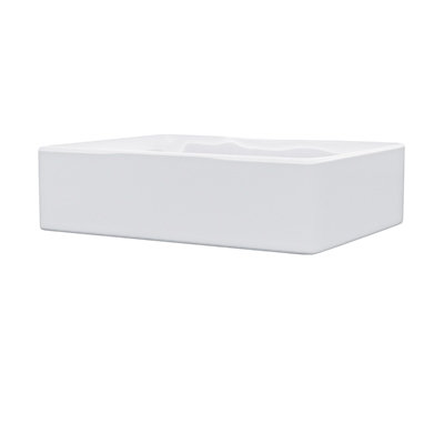 Nes Home 485 x 375mm Cloakroom Rectangle Counter Top Basin Sink - 6