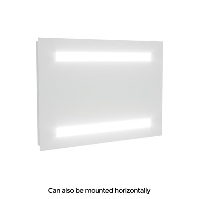 Nes Home 500 x 700mm Bathroom LED Mirror with Battery Powered Button Switch