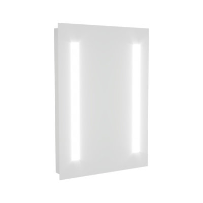Nes Home 500 x 700mm Bathroom LED Mirror with Battery Powered Button Switch