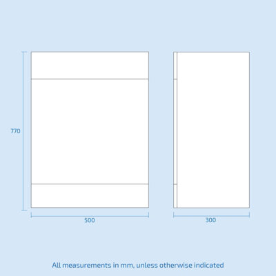 Nes Home 500mm Modern WC Unit & D Shape Back To Wall Toilet With Cistern