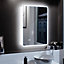 Nes Home 500mm x 700mm Edge LED Round Corner Bathroom Mirror