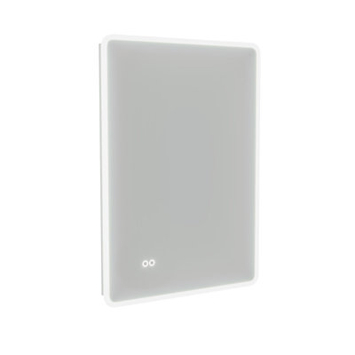 Nes Home 500mm x 700mm Edge LED Round Corner Bathroom Mirror - 6