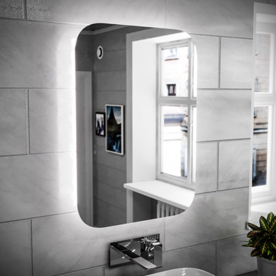 Nes Home 500mm x 700mm LED Battery powered Bathroom Mirror - 4