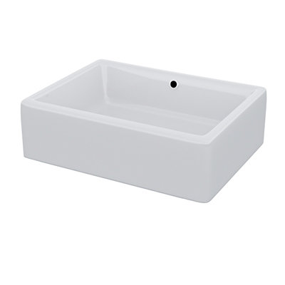 Nes Home 510 x 360 mm Rectangle  Counter Top Basin Cloakroom Bathroom Sink