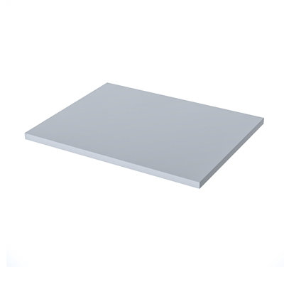 Nes Home 605mm Gloss Grey MDF Bathroom Worktop For Vanity Cabinet - 5
