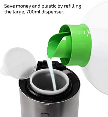 Nes Home 700ml Touchless Automatic Soap Dispenser Battery Operated Sensor IR Sensor - 3