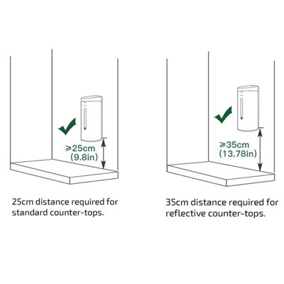 Nes Home 700ml Touchless Automatic Soap Dispenser Battery Operated Sensor IR Sensor - 4
