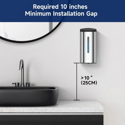 Nes Home 700ml Touchless Automatic Soap Dispenser Battery Operated Sensor IR Sensor - 8