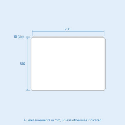 Nes Home 750mm Bathtub End Bath Panel White