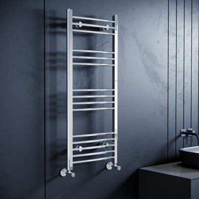 Nes Home 800 X 500 mm Horizontal Chrome Towel Rail Radiator Price Comparisons | Compare The Build
