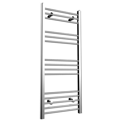 Nes Home 800 X 500 mm Horizontal Straight Chrome Towel Rail Radiator