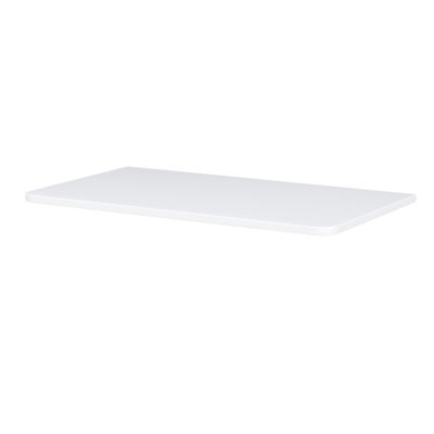 Nes Home 800mm White Round Corner MDF Bathroom Worktop For Vanity Cabinet Price Comparisons | Compare The Build