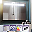 Nes Home 800x600mm LED Bathroom Mirror with Anti-fog Function, Touch Sensor Switch, Cool White Lighting Vertical & Horizontal