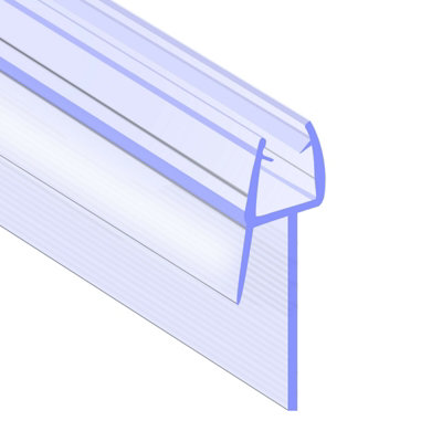 Nes Home 900 mm Glass Shower Door Rubber 6mm Seal Strip Gap with 20mm Height