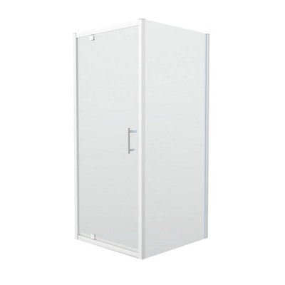 Nes Home 900 Pivot Shower Door Enclosure With Glass Panel Screen Cubicle - 5