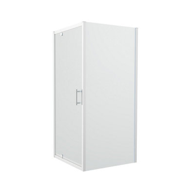 Nes Home 900 Pivot Shower Door Enclosure With Glass Panel Screen Cubicle - 6