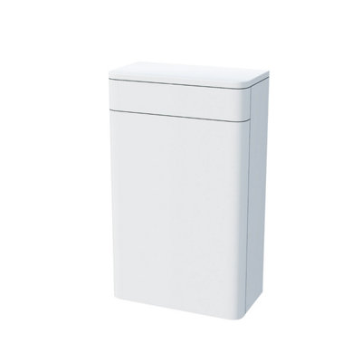 Nes Home Afern 500mm Floor Mounted Back to Wall WC Unit Gloss White