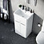 Nes Home Afern 500mm Vanity Unit Cabinet and Wash Basin White