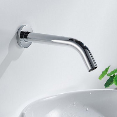 Nes Home Alberta Infrared Sensor Basin Tap Automatic Wall Mounted Bathroom Faucet Price Comparisons | Compare The Build