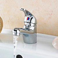 Nes Home Alnore Basin Mono Mixer Tap With Waste