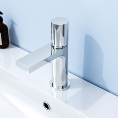 Nes Home Arte Handleless Futuristic Chrome Basin Mixer Tap Deck Mounted ...