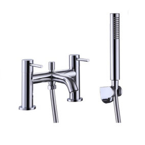 Nes Home Bath Shower Mixer Tap With Handheld Kit Chrome