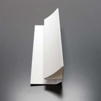 Nes Home Bathroom Coving Trim White 5mm Trims For Shower Wall Panels Cladding Pvc 2.7m Long Fittings Set Of 4