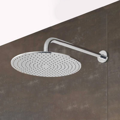 Jimdoayo 8-Inch Fixed Rain Shower Head - Ultra-Thin High-Pressure Stainless Steel Chrome, For Luxurious Home Or Hotel Bathroom Experience - View #5
