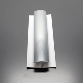 Nes Home Bathroom H-Joint 10mm Chrome Trims For Shower Wall Panels PVC Cladding 2.4m Long Fitting