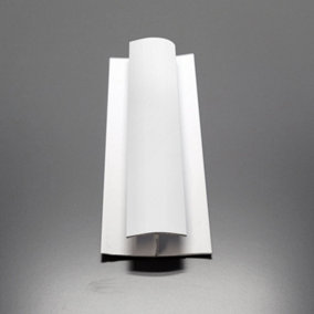 Nes Home Bathroom H-Joint White 10mm Trims For Shower Wall Panels Pvc Cladding 2.4m Long Fitting