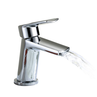 Nes Home Centa Bathroom Waterfall Single Lever Deck Mounted Basin Mixer Tap