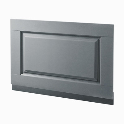 Nes Home Chiltern Light Grey Traditional 700mm Bath End Panel + Plinth