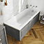 Nes Home Chiltern Light Grey Traditional 700mm Bath End Panel + Plinth