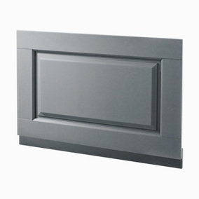 Nes Home Chiltern Light Grey Traditional 800mm Bath End Panel + Plinth