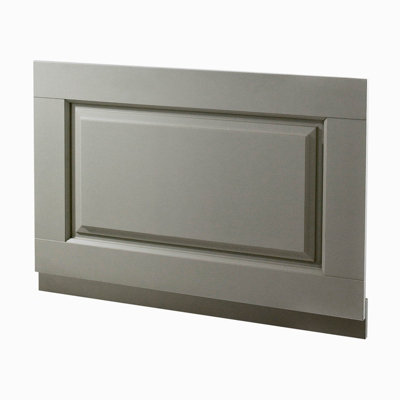 Nes Home Chiltern Stone Grey Traditional 780mm Bath End Panel + Plinth