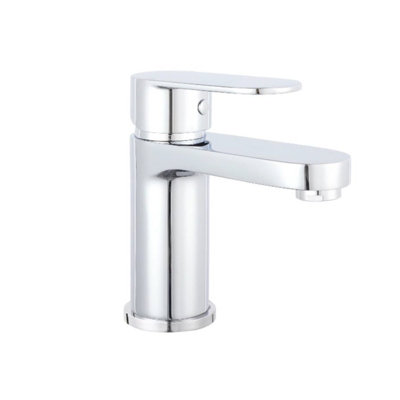 Nes Home Chrome Bathroom Mono Basin Sink Mixer Tap With Waste Set