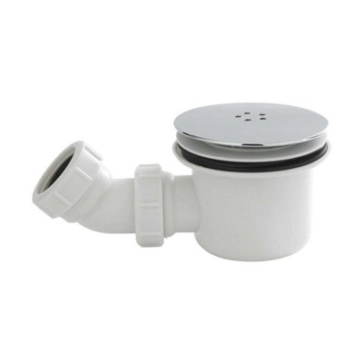 Nes Home Chrome Cover Low Profile Shower Tray Waste Trap Fast Flow Price Comparisons | Compare The Build