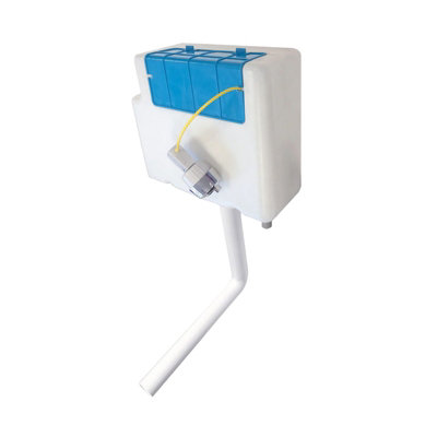 Nes Home Concealed Toilet Cistern Bottom Inlet With Dual Flush Chrome ...