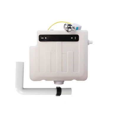 Nes Home Concealed Toilet Cistern Dual Flush 6L Front Access with Chrome Button