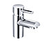 Nes Home Contemporary Bathroom Chrome Basin Sink Single Lever Mixer Tap with waste
