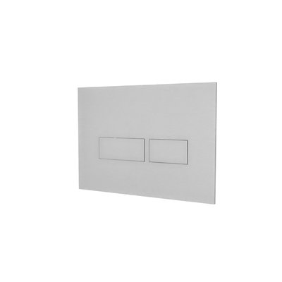 Nes Home Contemporary Chrome Square Button Flush Plate