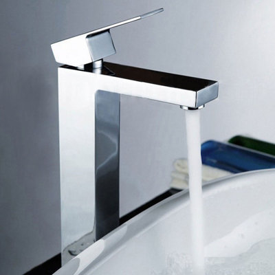 Nes Home Cube High Rise Basin Mono Mixer Tap Price Comparisons | Compare The Build