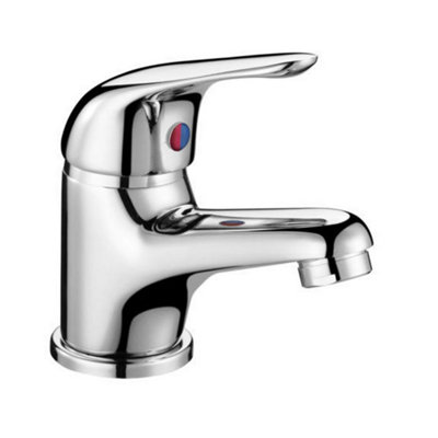 Nes Home Dame Basin Mono Mixer Tap & Slotted Waste Chrome