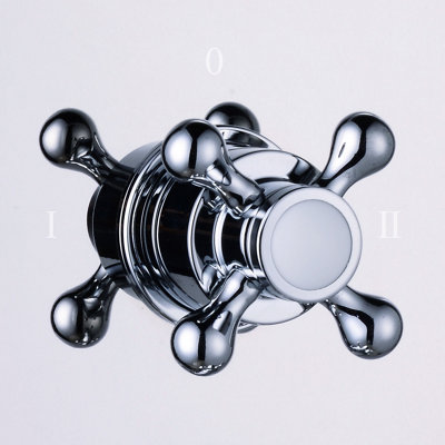 Nes Home Eliza Bathroom 2 Way Traditional Victorian Concealed Thermostatic Shower Valve Mixer