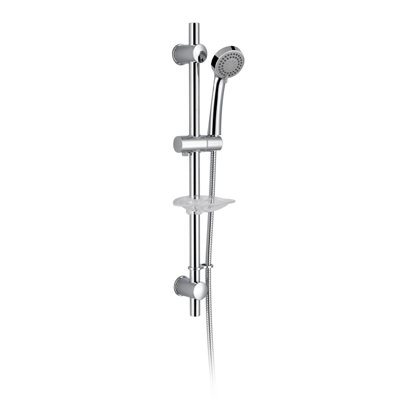 Nes Home Emso Round Exposed Chrome Thermostatic Shower Valve, Slider ...