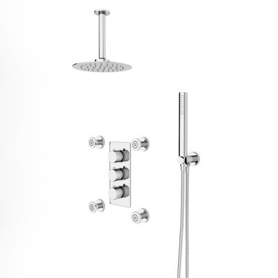 XJTNLB Built-in Shower Column Thermostatic Mixer Tap For