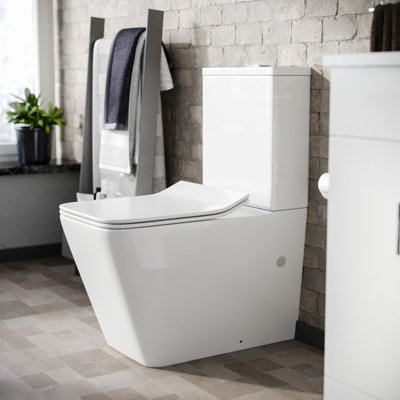 Nes Home Gordonia Cloakroom Close Coupled WC Toilet